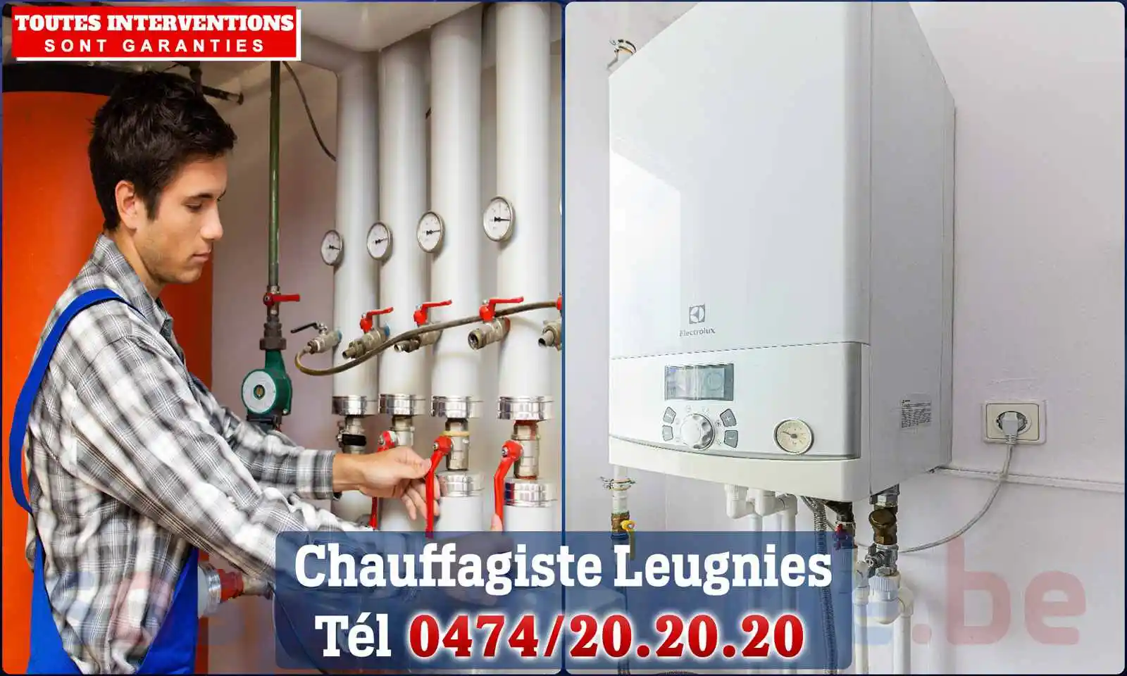 Chauffagiste agréé à Leugnies 6500