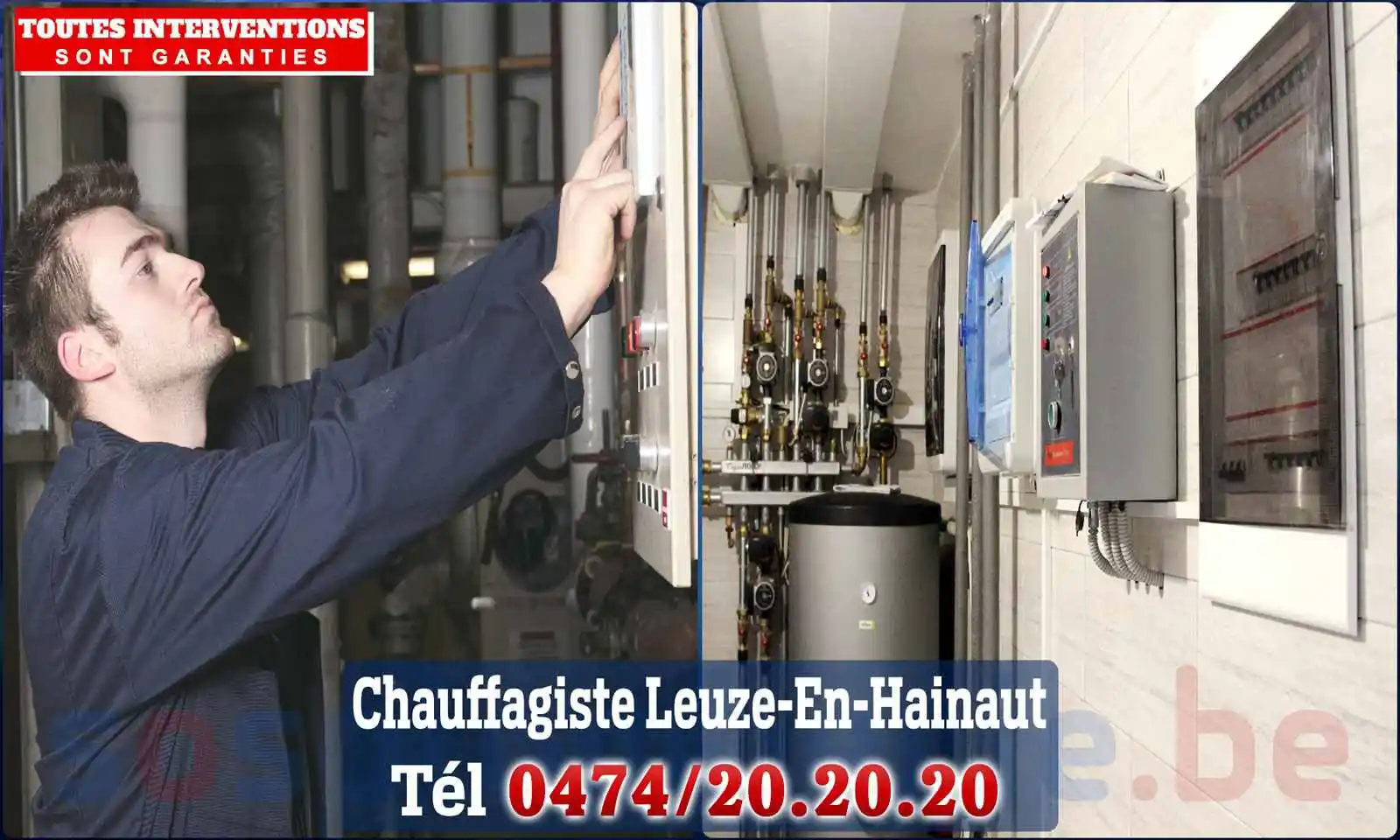 Chauffagiste agréé à Leuze-en-Hainaut 7900