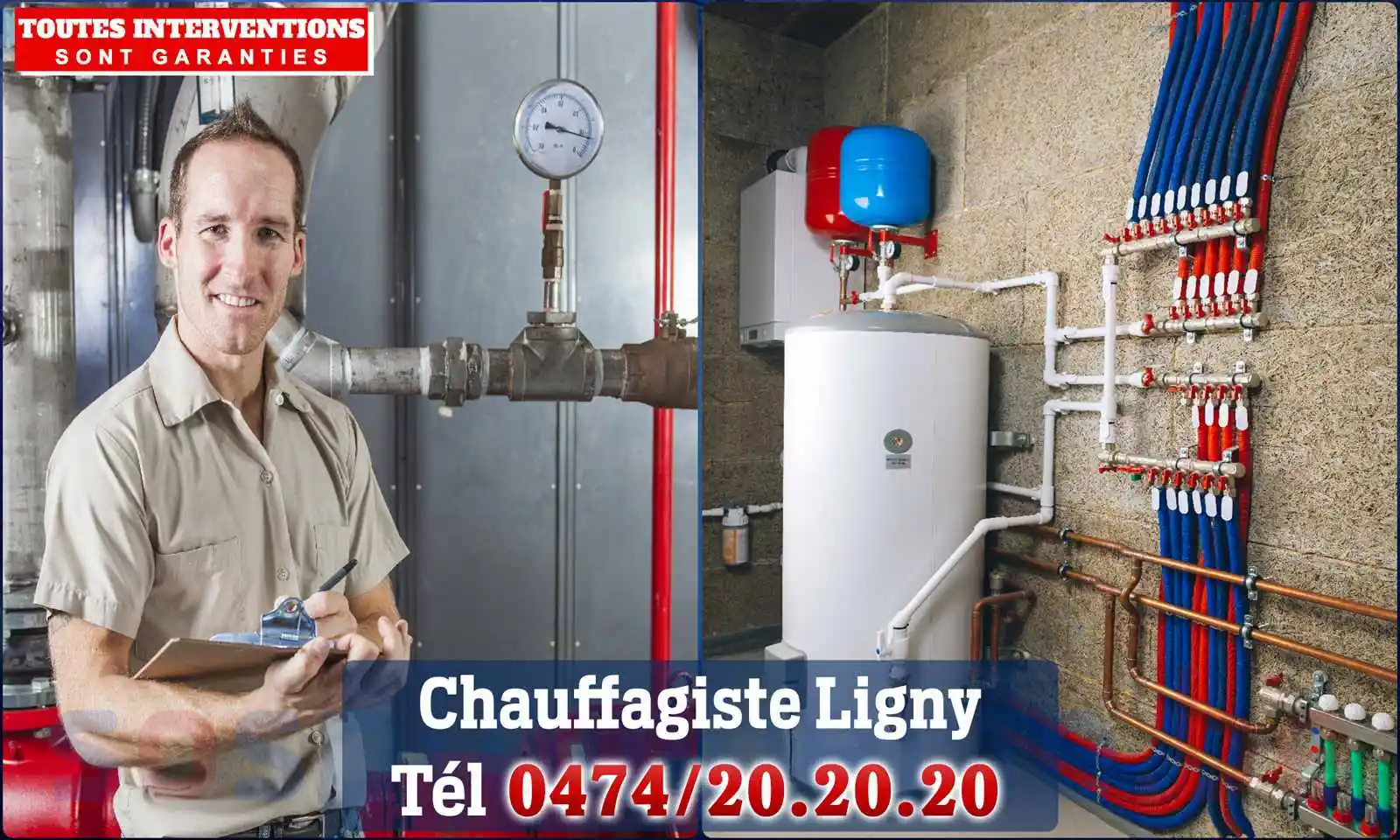 Chauffagiste agréé à Ligny 5140
