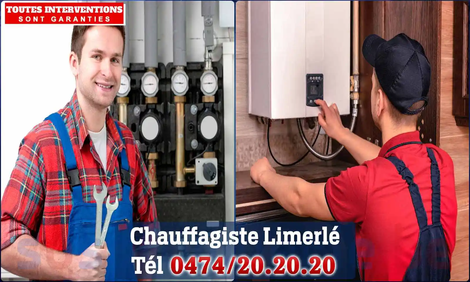 Chauffagiste agréé à Limerlé 6670