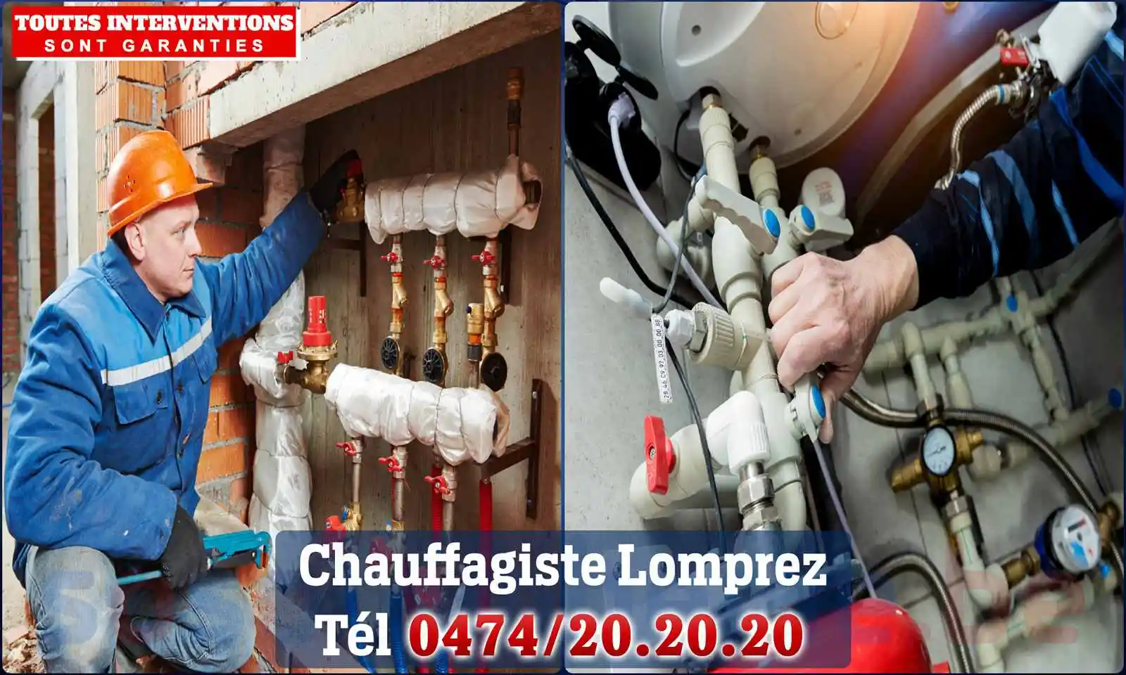 Chauffagiste agréé à Lomprez 6924