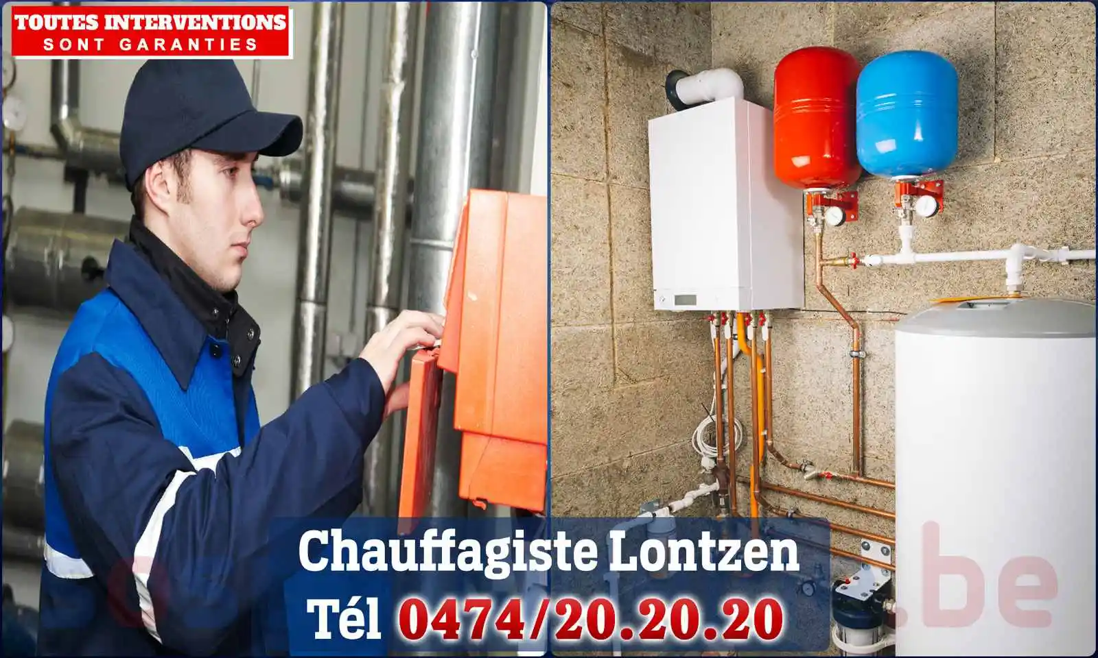 Chauffagiste agréé à Lontzen 4710