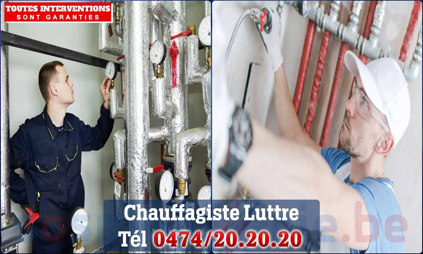 Chauffagiste agréé à Luttre 6238
