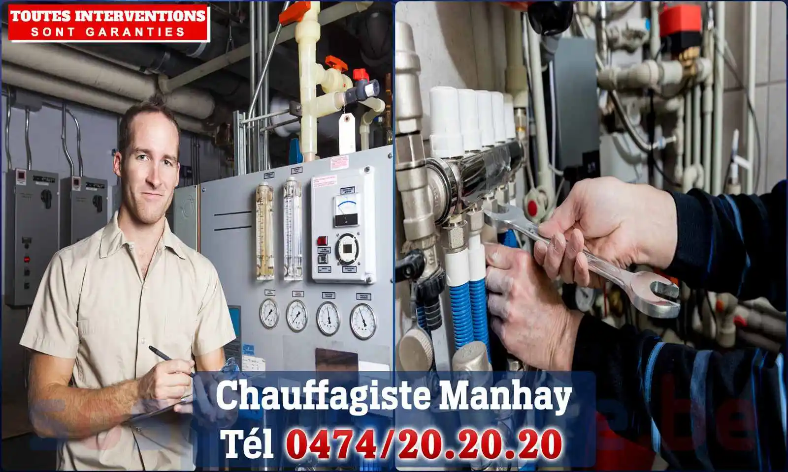 Chauffagiste agréé à Manhay 6960