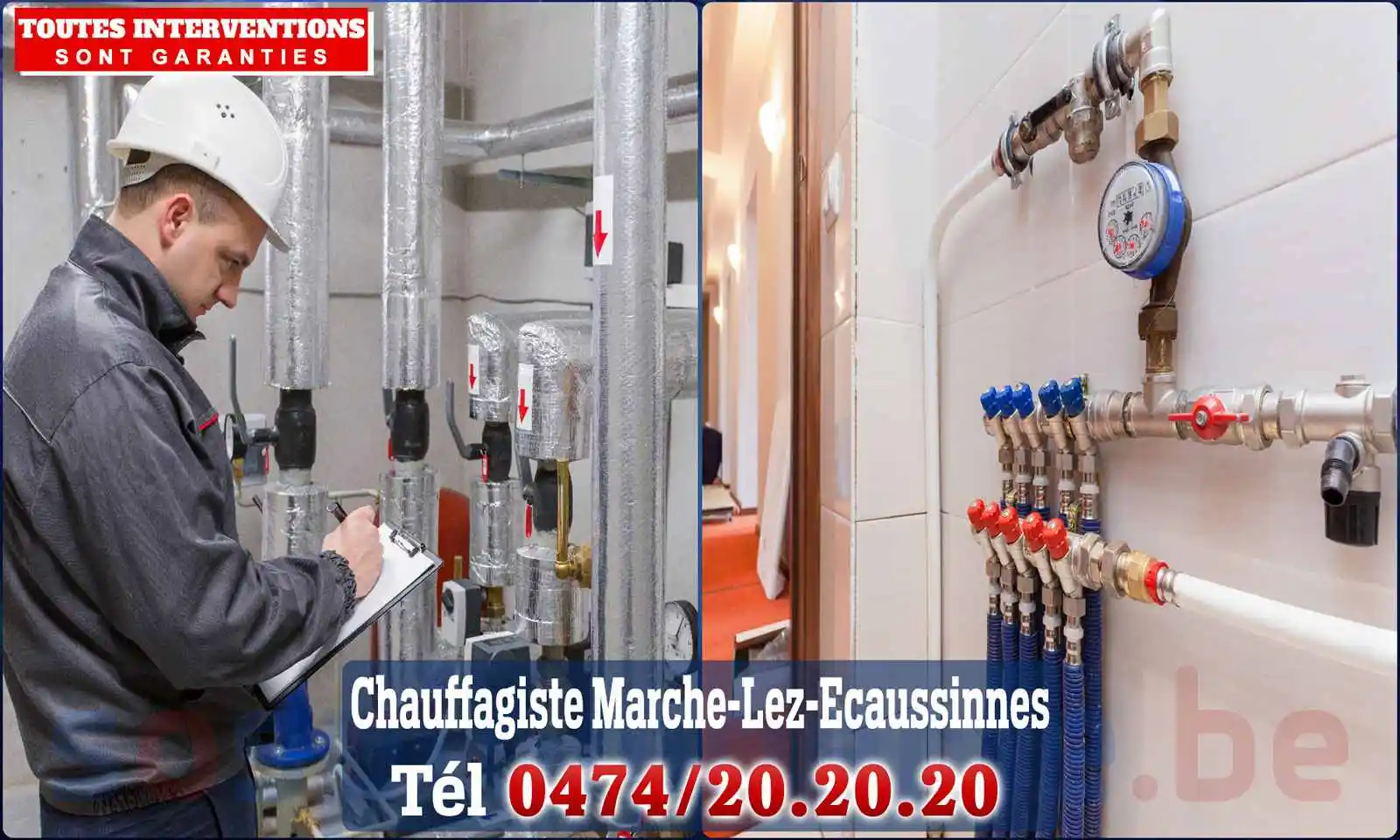 Chauffagiste agréé à Marche-lez-Écaussinnes 7190