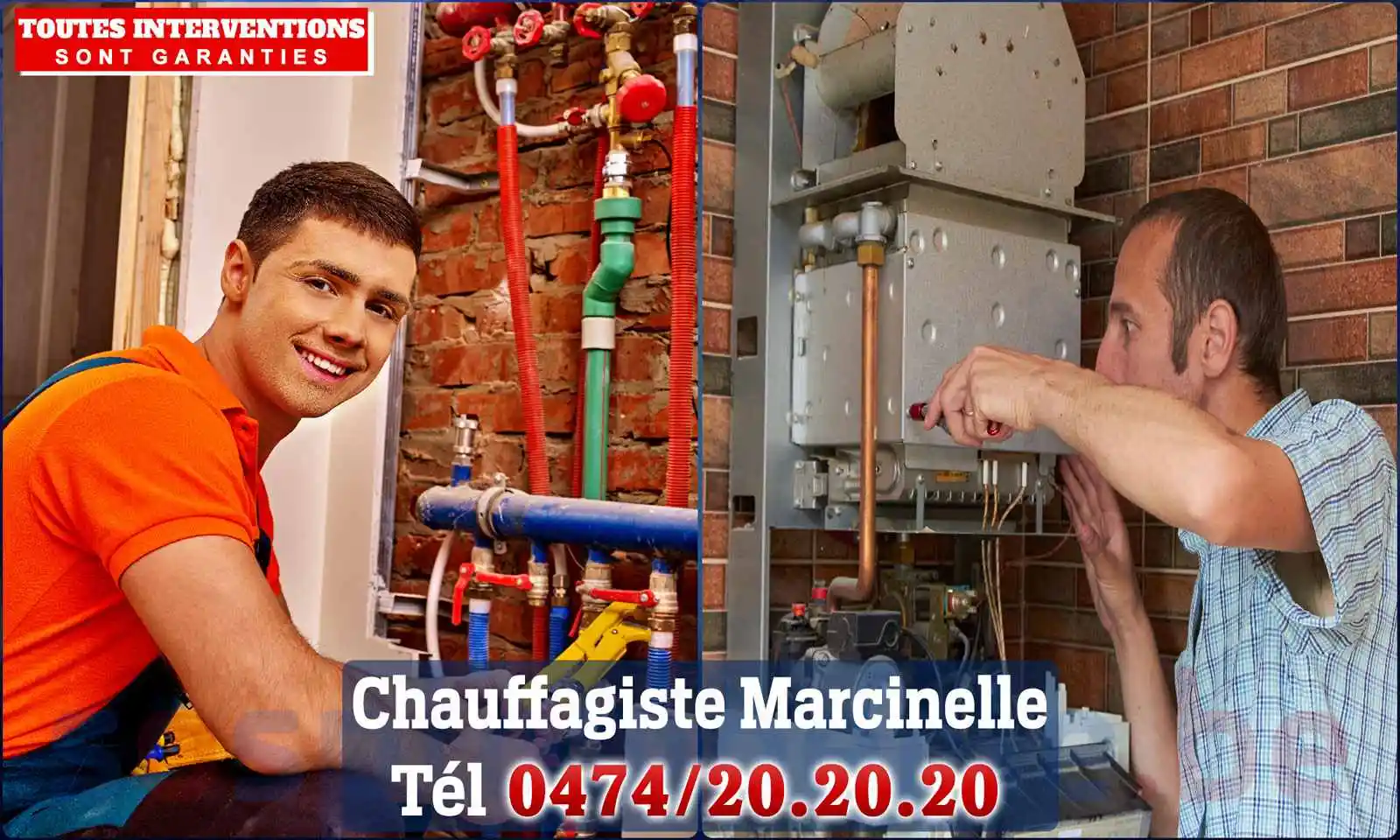 Chauffagiste agréé à Marcinelle 6001