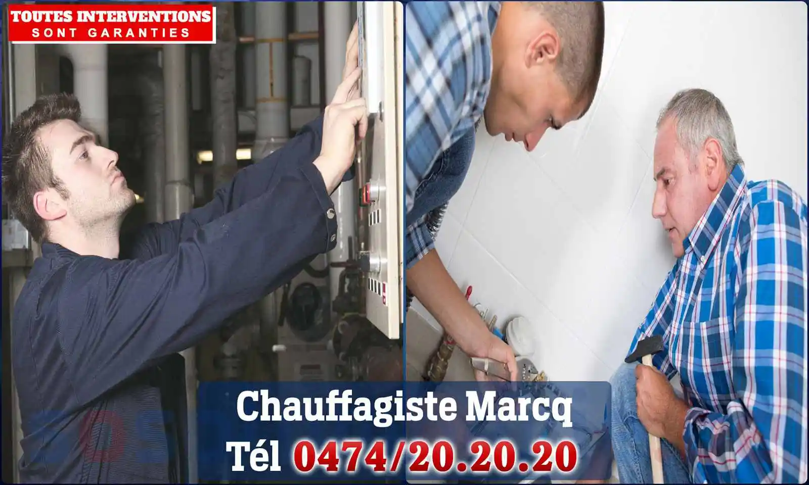 Chauffagiste agréé à Marcq 7850