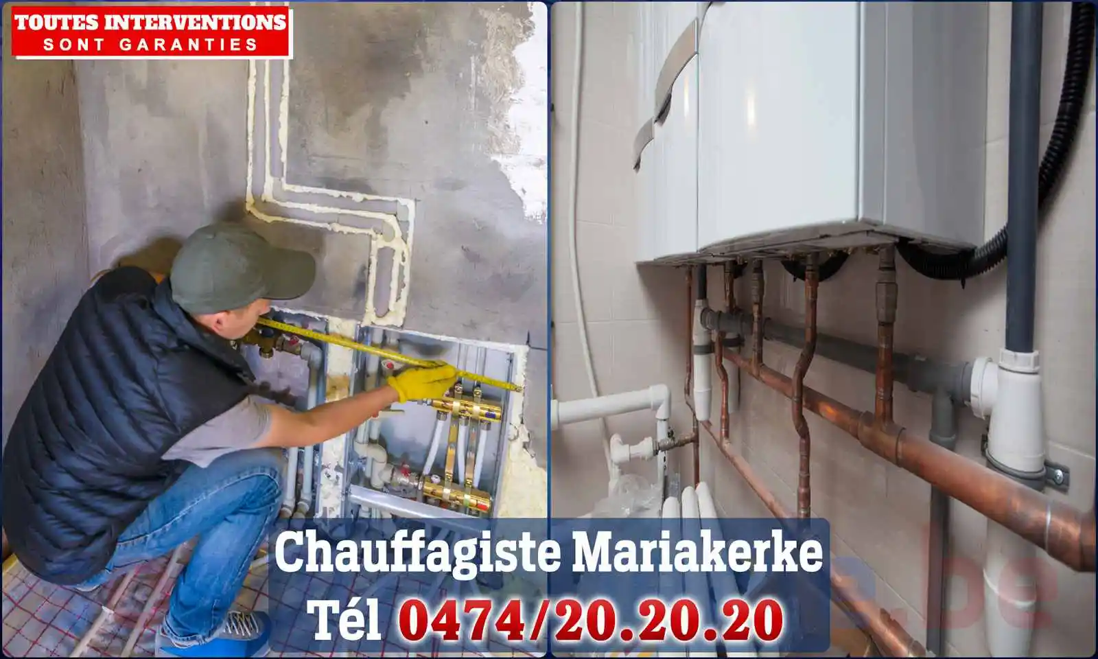 Chauffagiste agréé à Mariakerke 9030