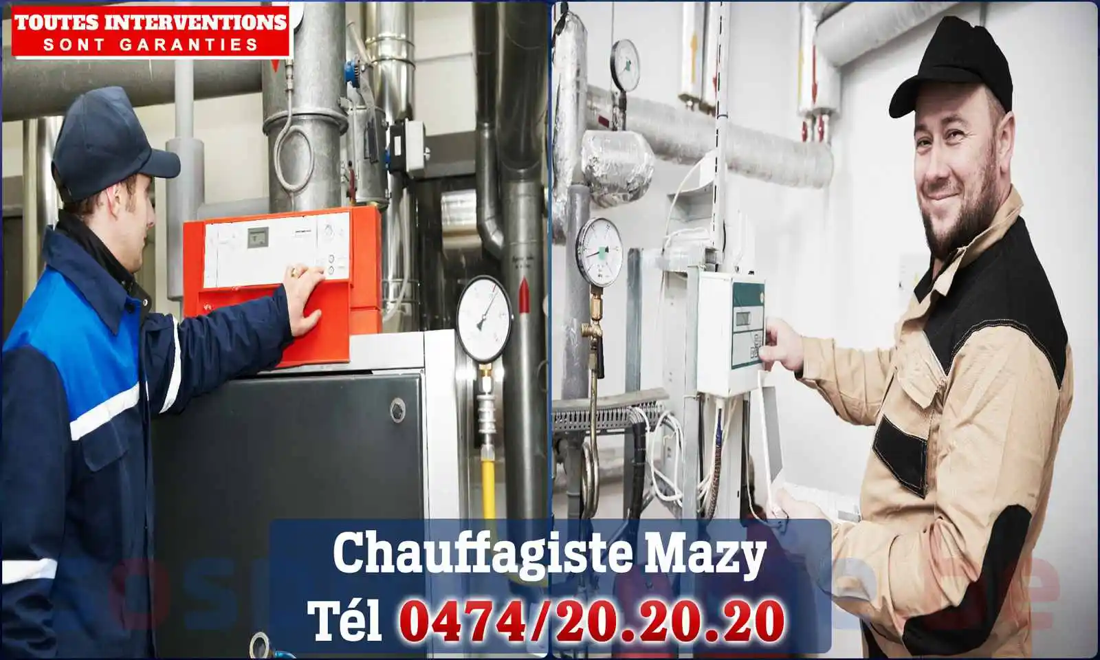 Chauffagiste agréé à Mazy 5032