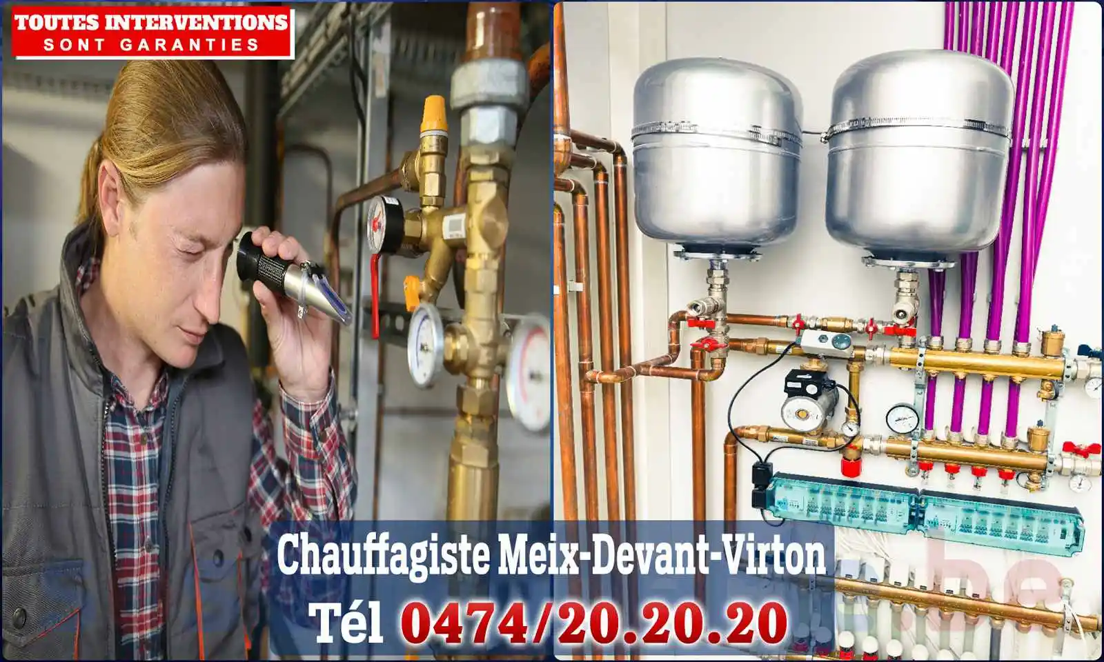 Chauffagiste agréé à Meix-devant-Virton 6769