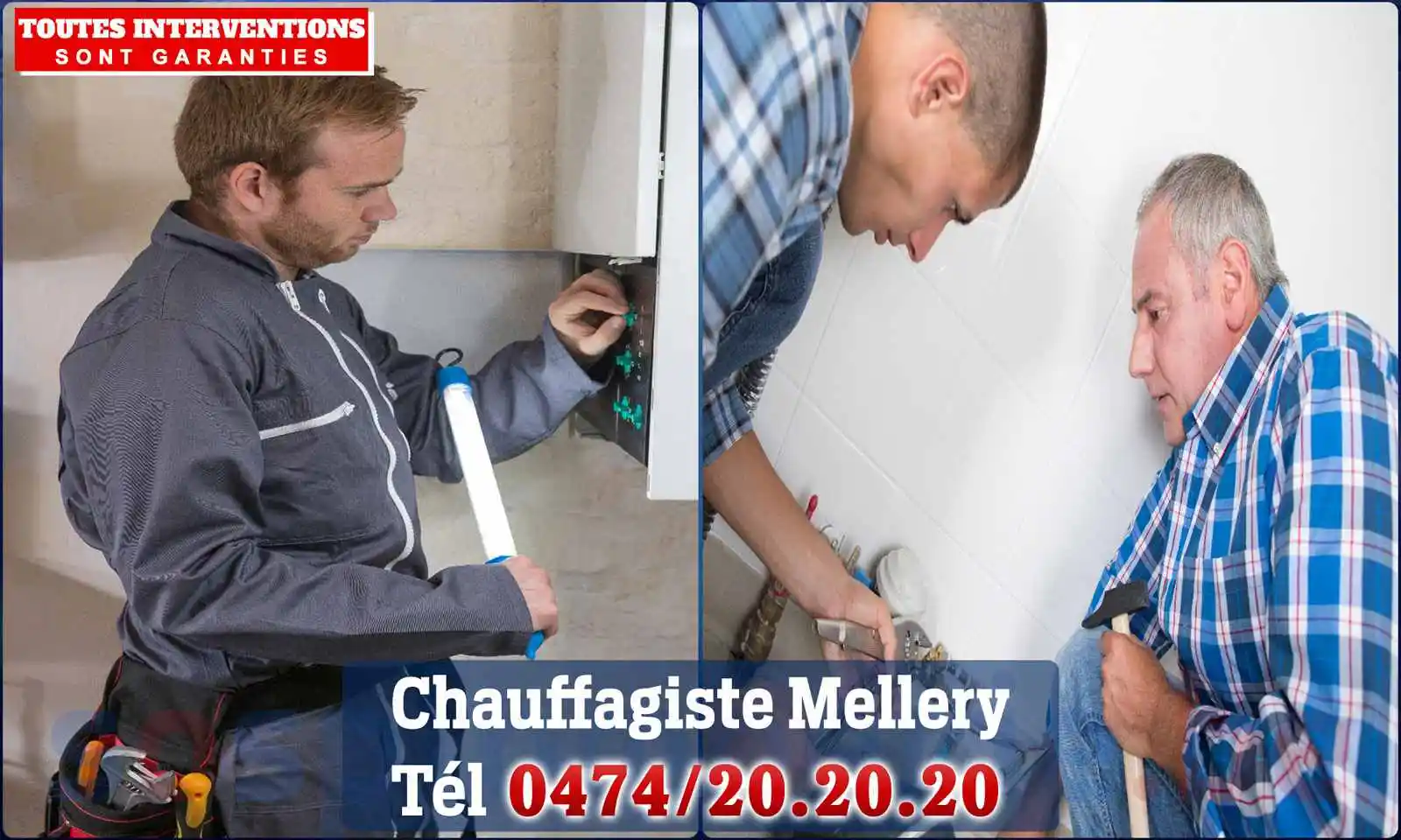 Chauffagiste agréé à Mellery 1495