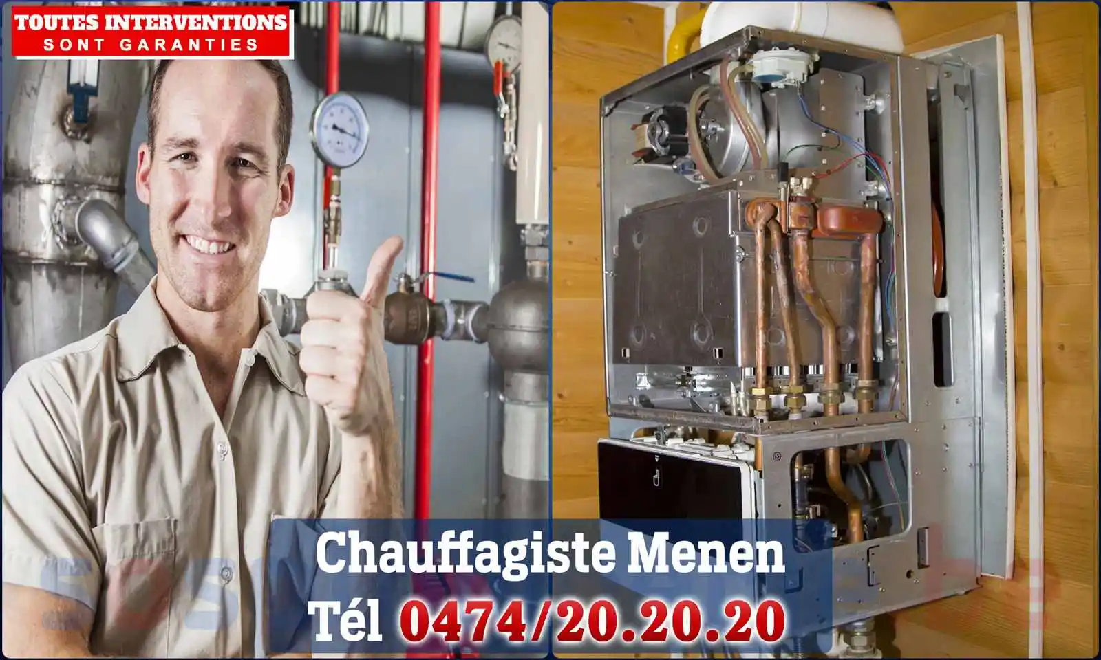 Chauffagiste agréé à Menen 8930