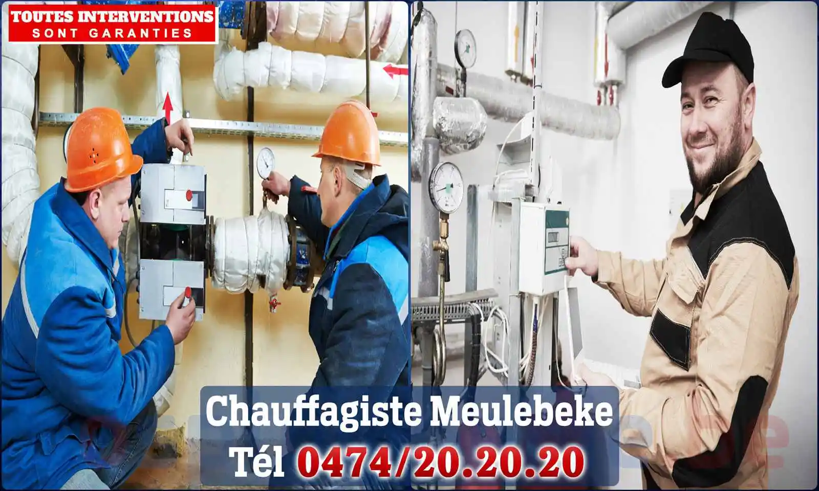 Chauffagiste agréé à Meulebeke 8760