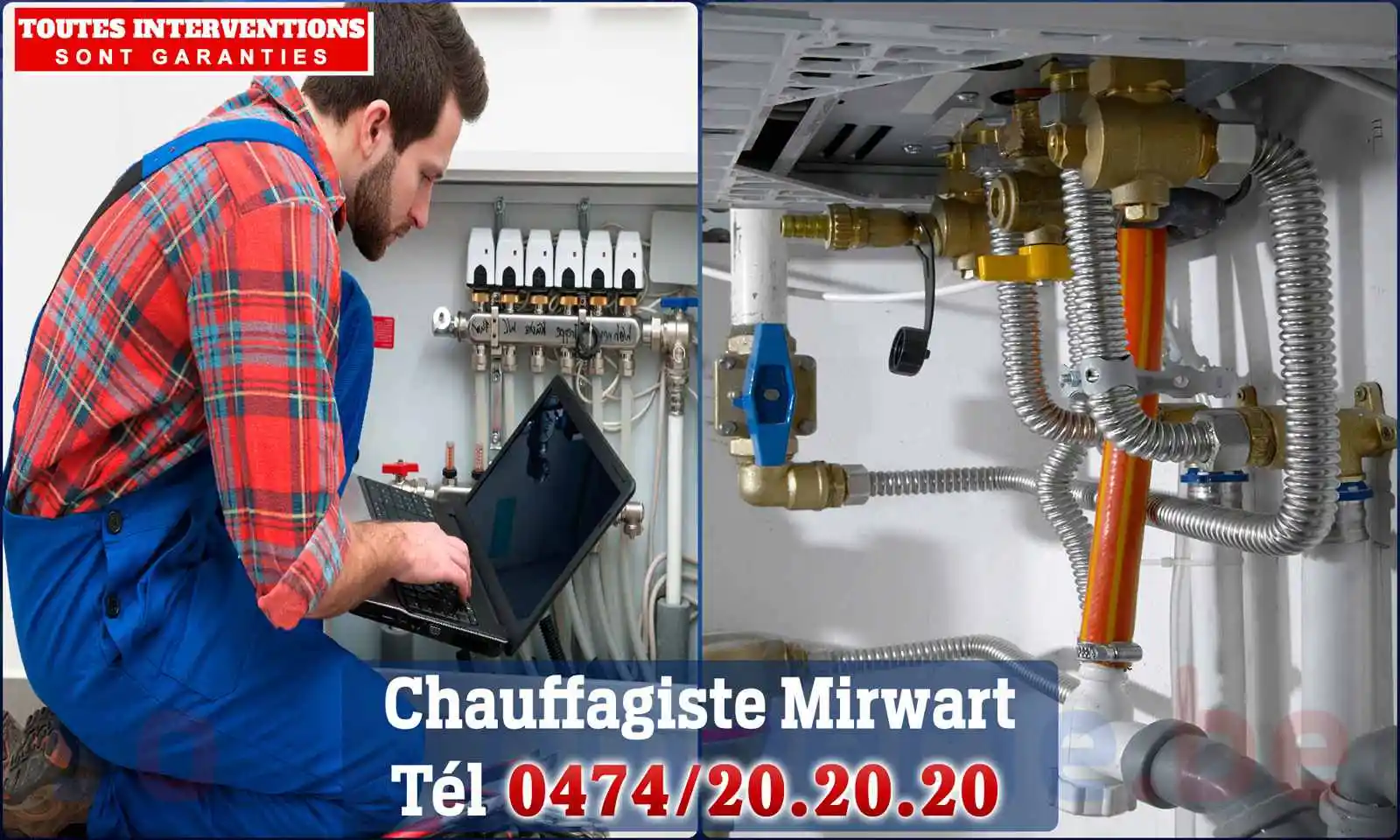 Chauffagiste agréé à Mirwart 6870