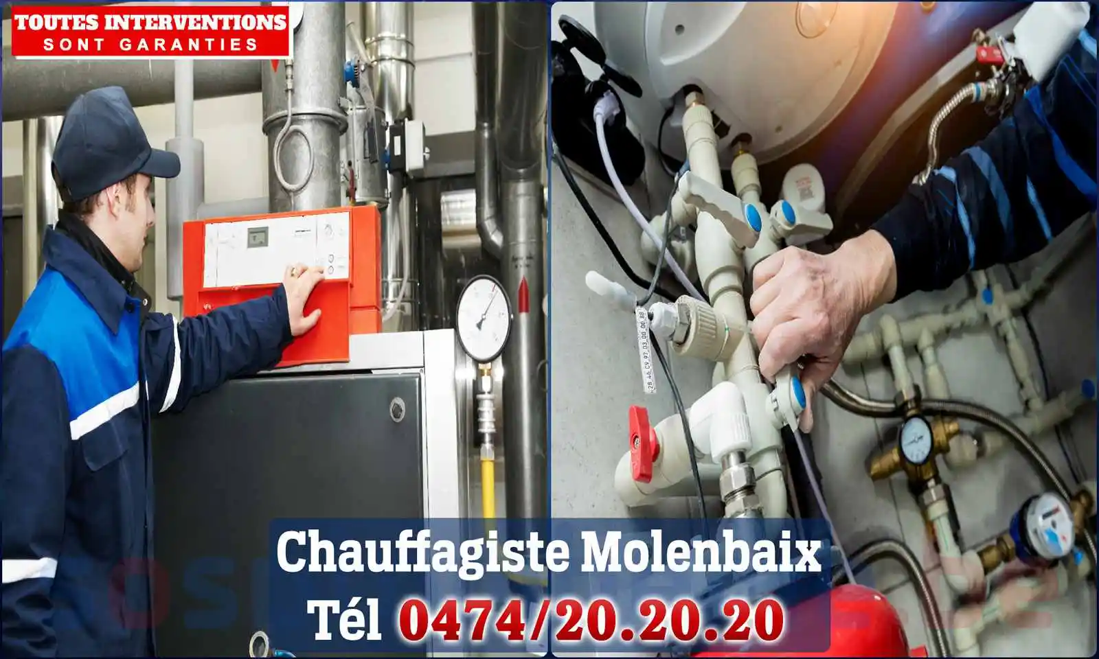 Chauffagiste agréé à Molenbaix 7760