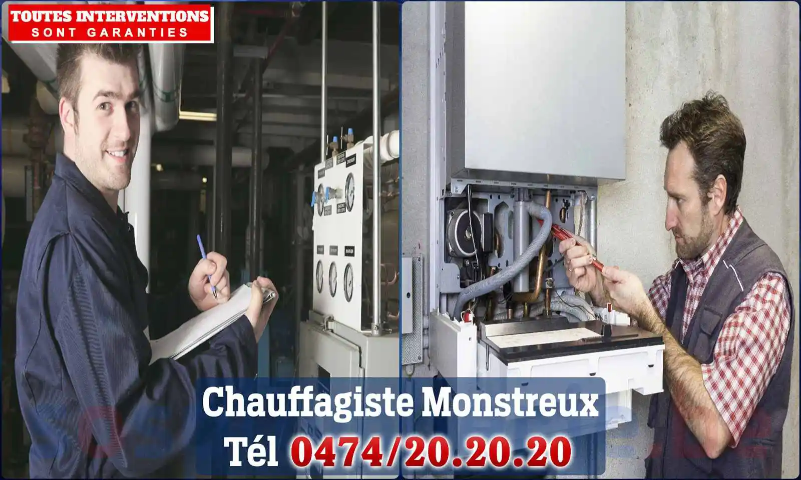 Chauffagiste agréé à Monstreux 1400