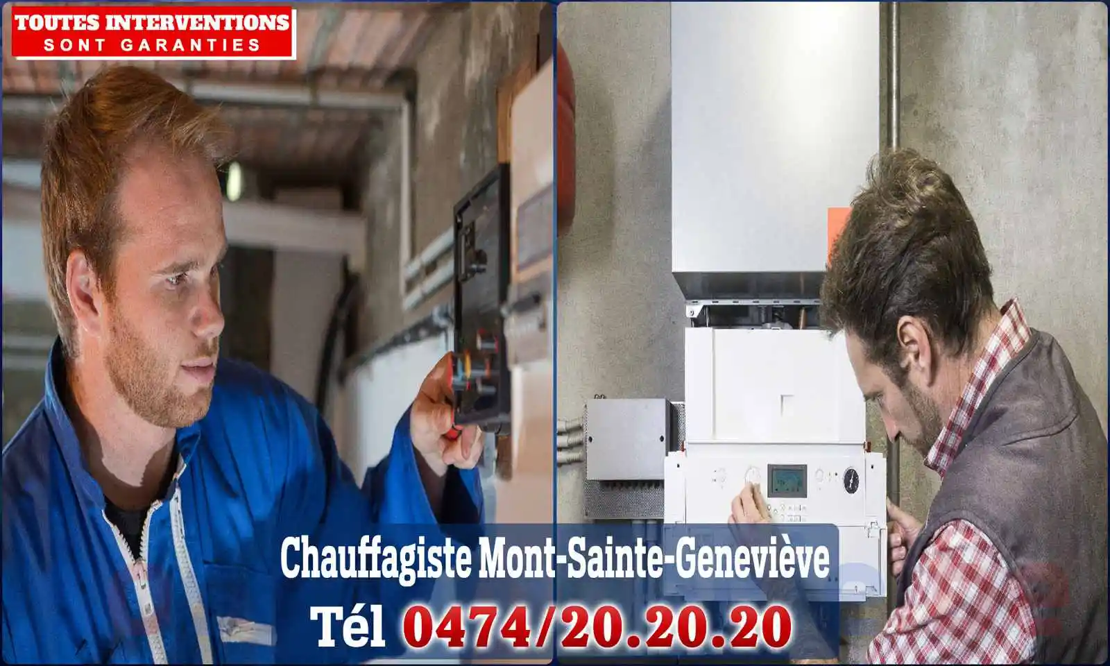 Chauffagiste agréé à Mont-Sainte-Geneviève 6540