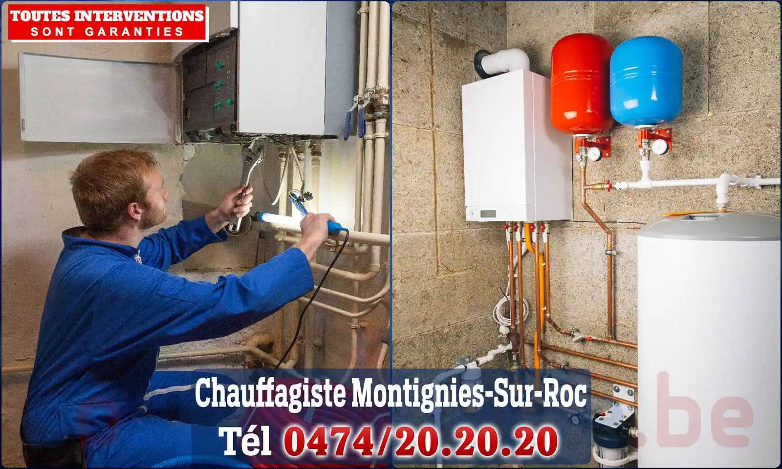 Chauffagiste agréé à Montignies-sur-Roc 7387