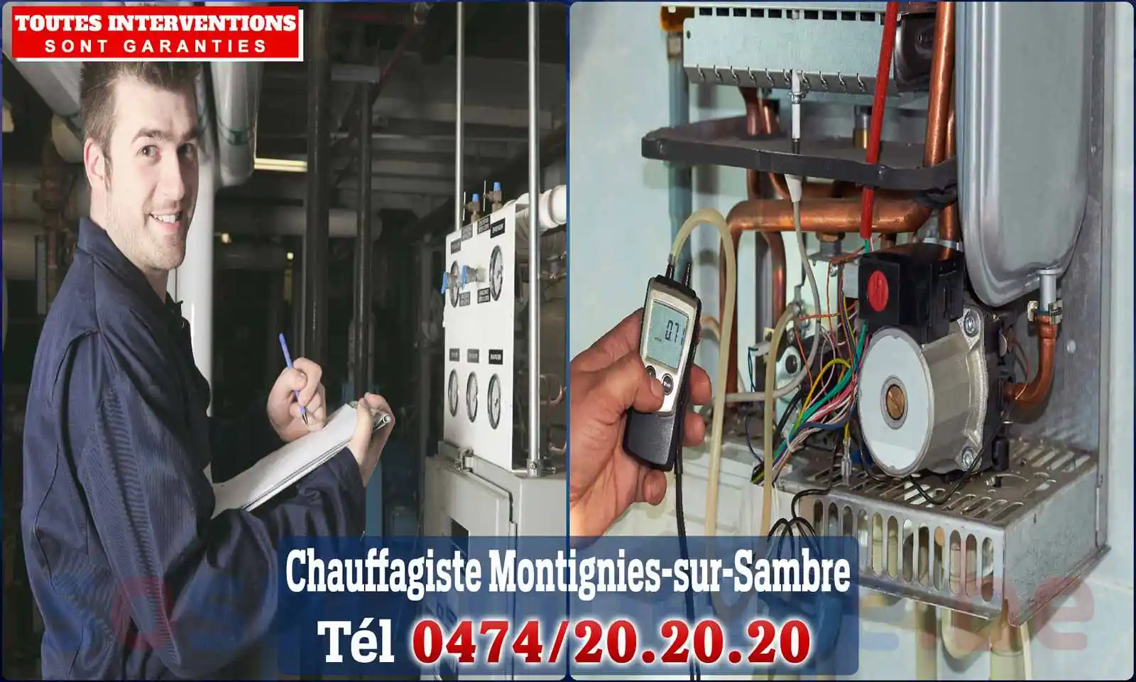 Chauffagiste agréé à Montignies-sur-Sambre 6061