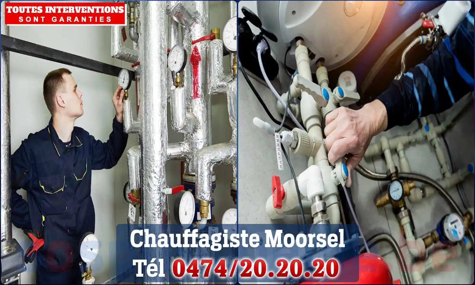 Chauffagiste agréé à Moorsel 9310