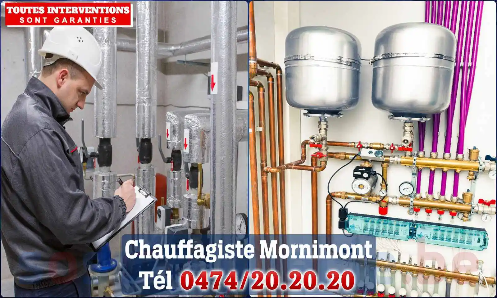 Chauffagiste agréé à Mornimont 5190