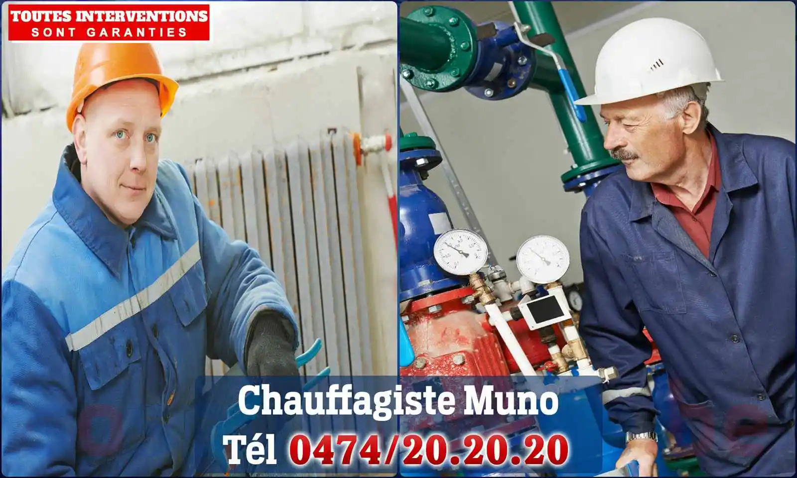 Chauffagiste agréé à Muno 6820