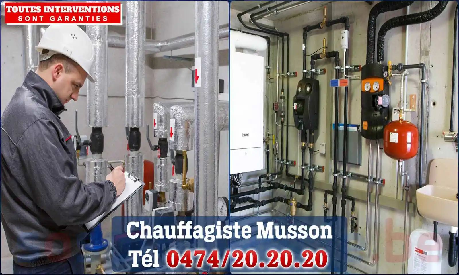 Chauffagiste agréé à Musson 6750