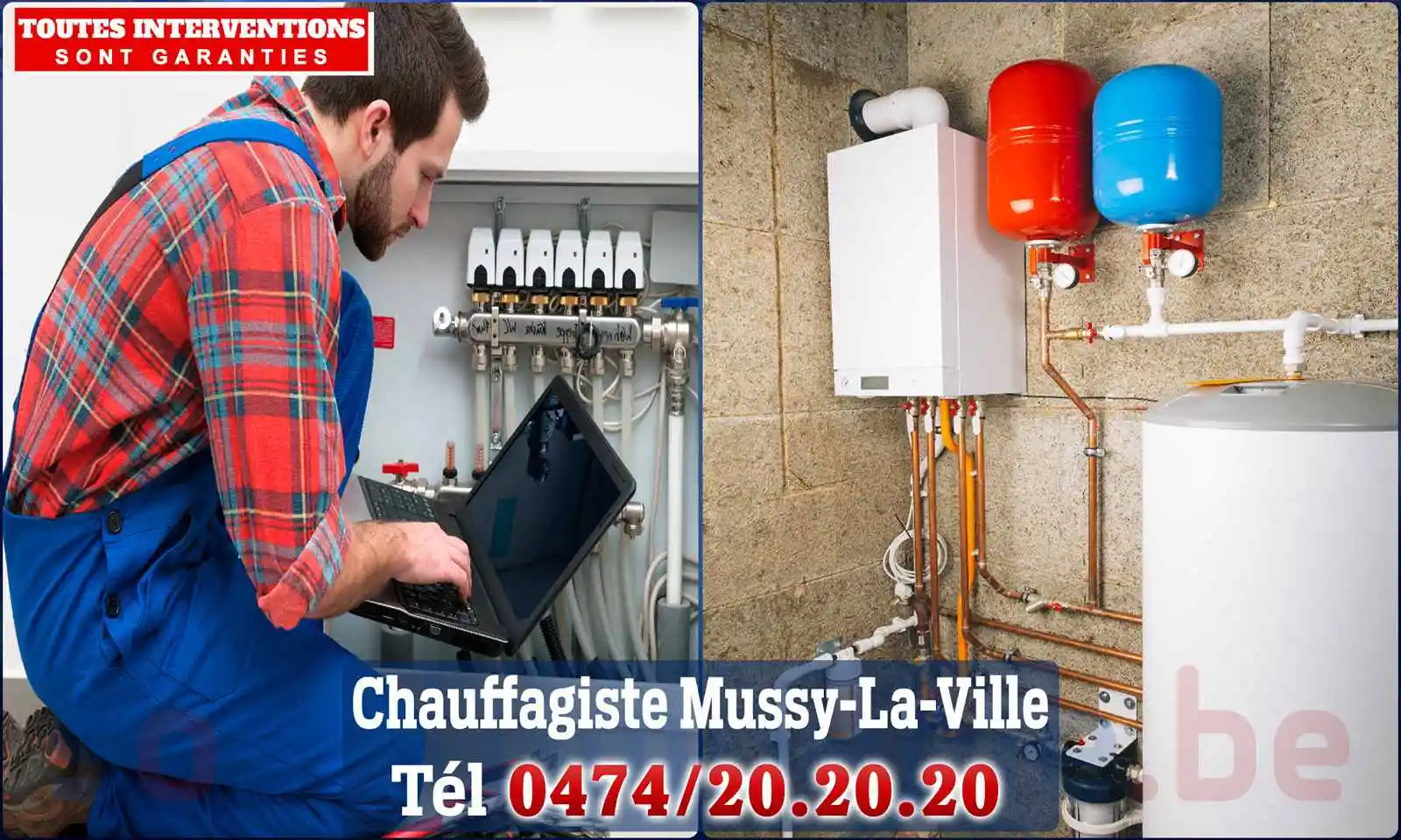 Chauffagiste agréé à Mussy-la-Ville 6750