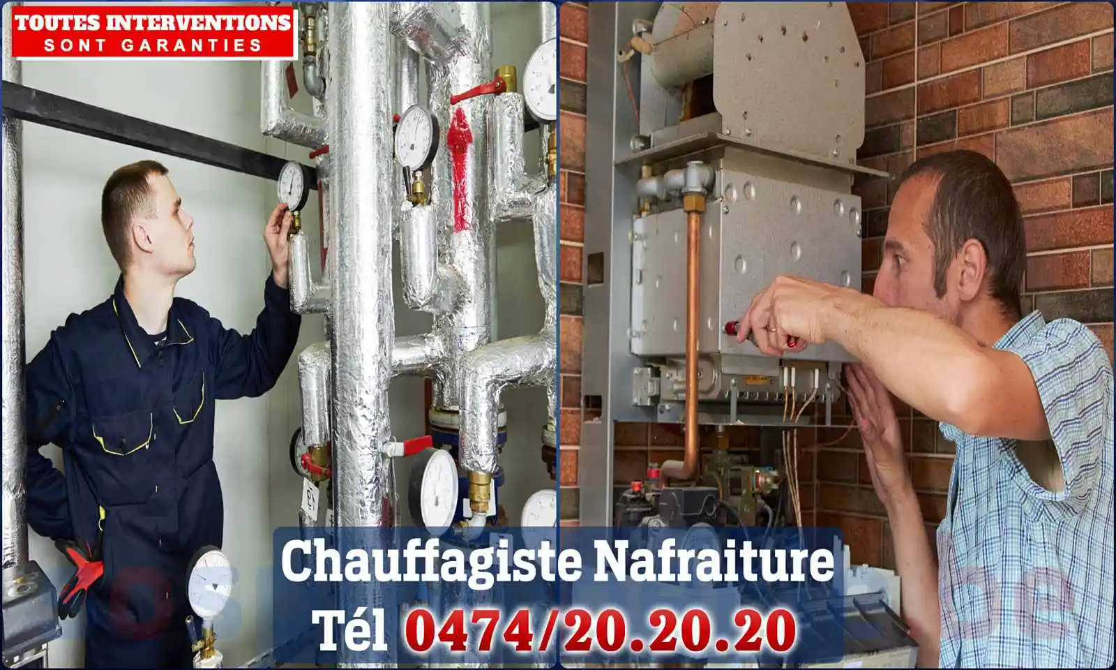 Chauffagiste agréé à Nafraiture 5550