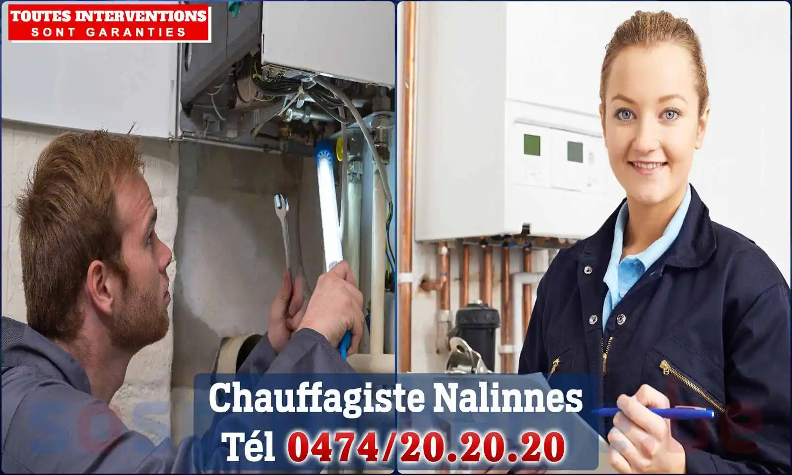 Chauffagiste agréé à Nalinnes 6120