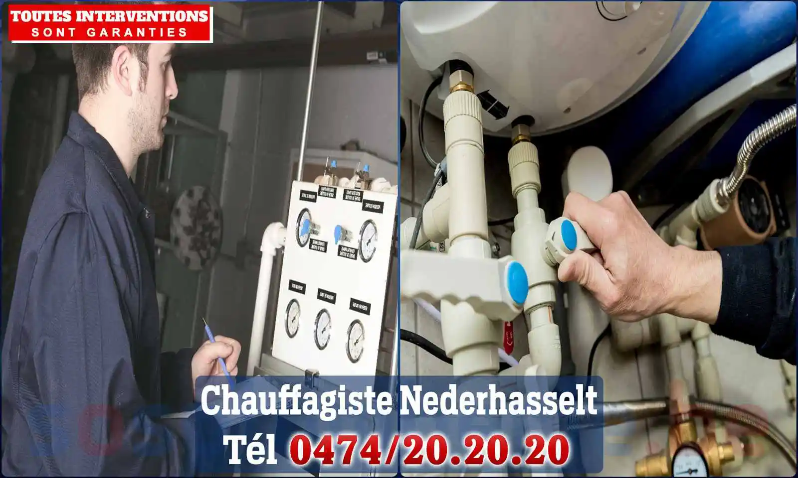 Chauffagiste agréé à Nederhasselt 9400