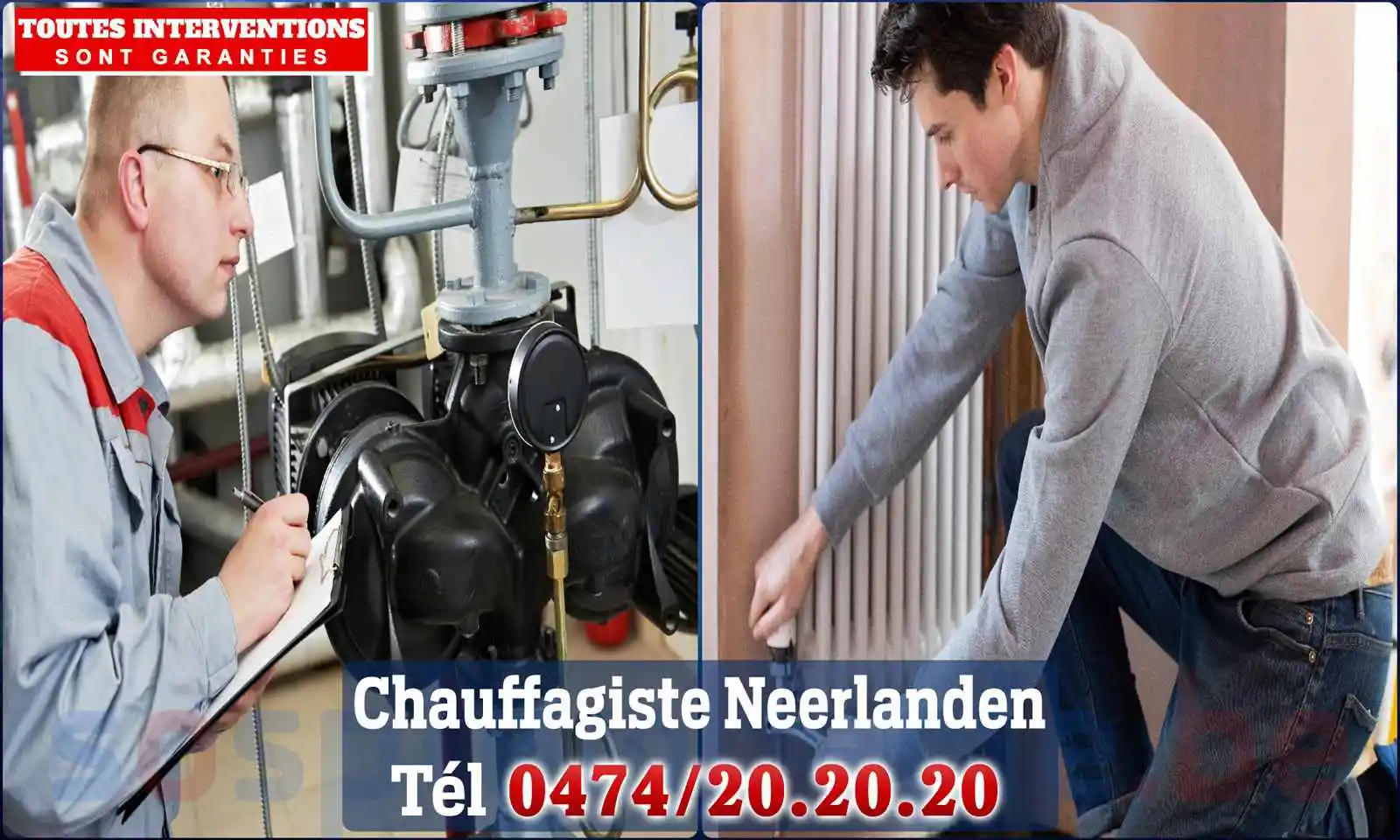 Chauffagiste agréé à Neerlanden 3404