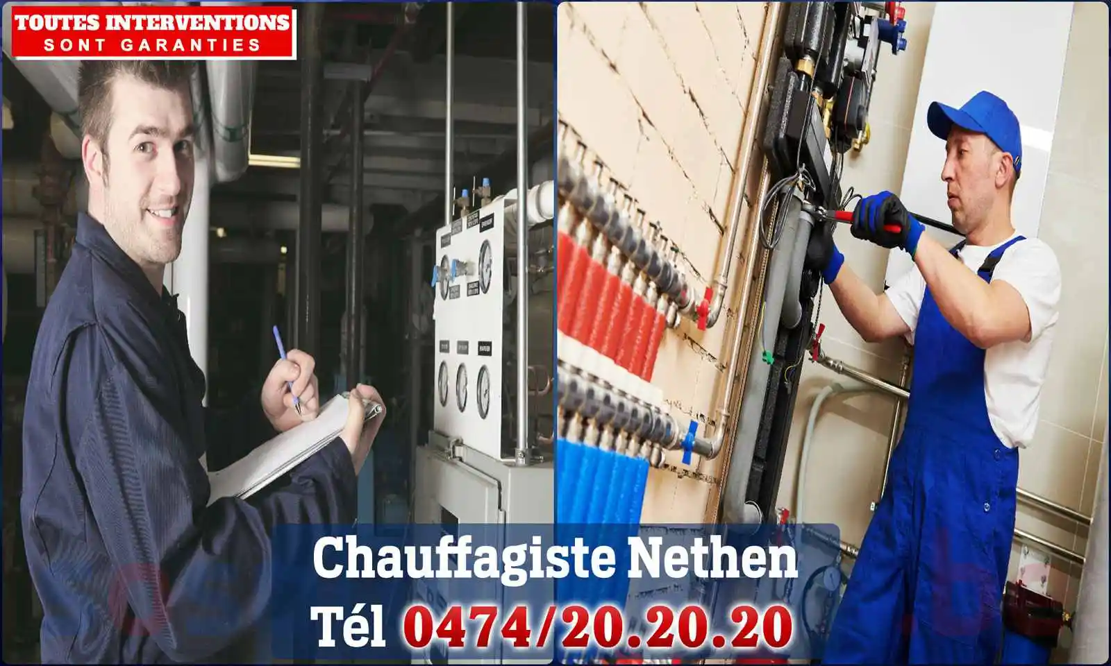 Chauffagiste agréé à Nethen 1390