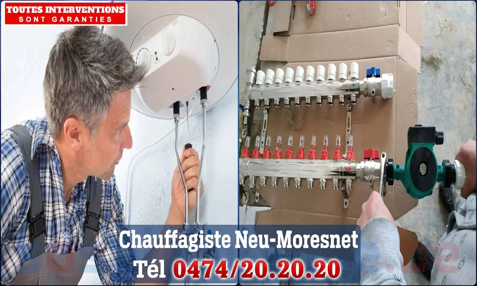 Chauffagiste agréé à Neu-Moresnet 4721