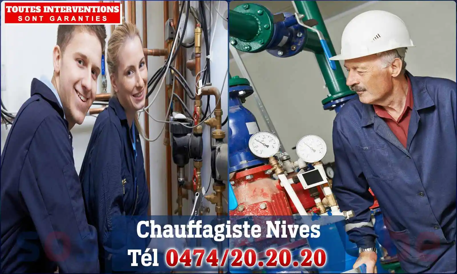 Chauffagiste agréé à Nives 6640