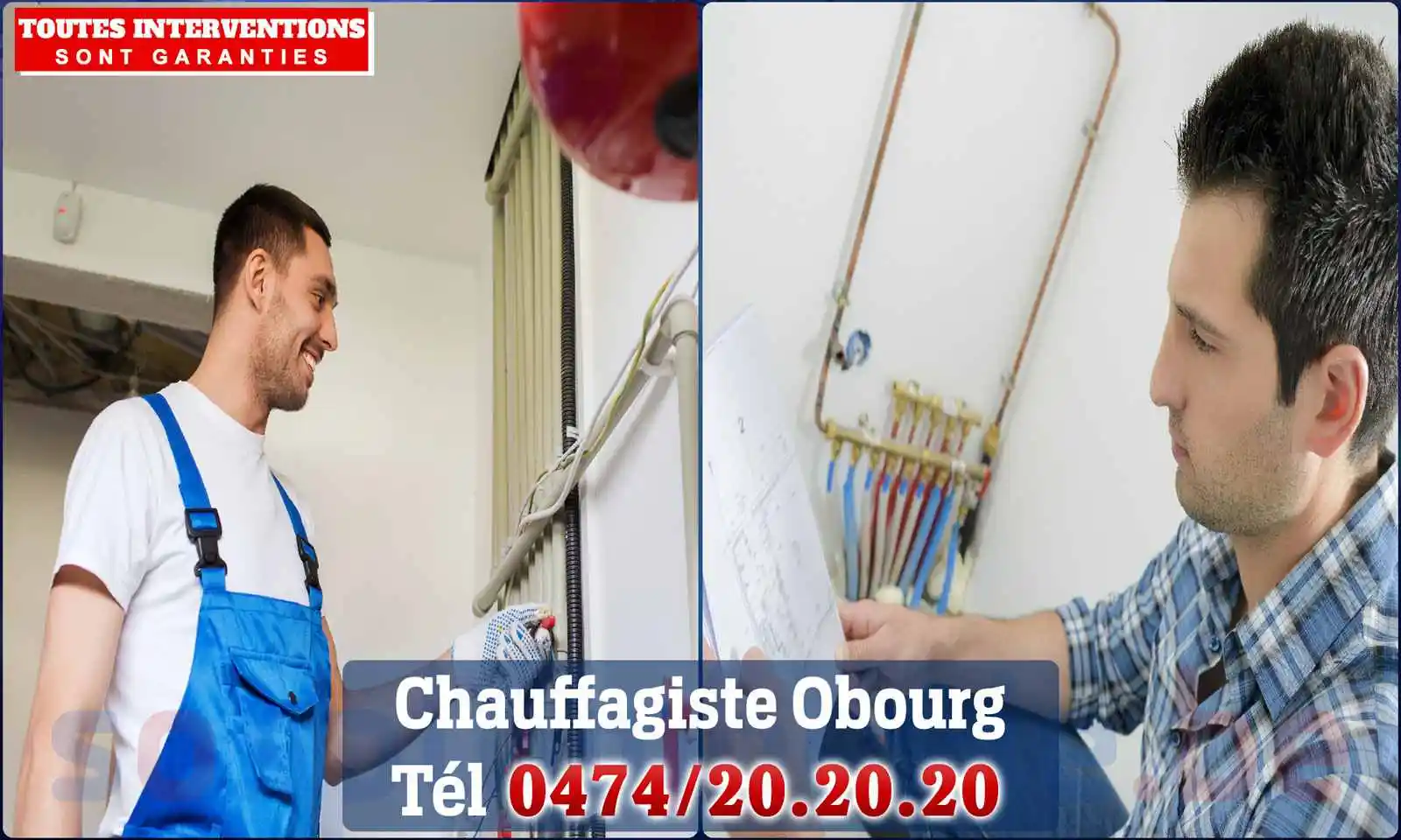 Chauffagiste agréé à Obourg 7034