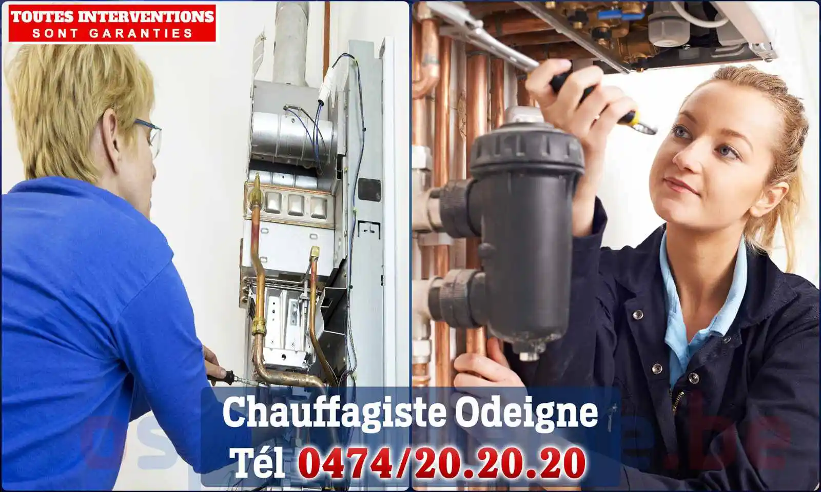 Chauffagiste agréé à Odeigne 6960