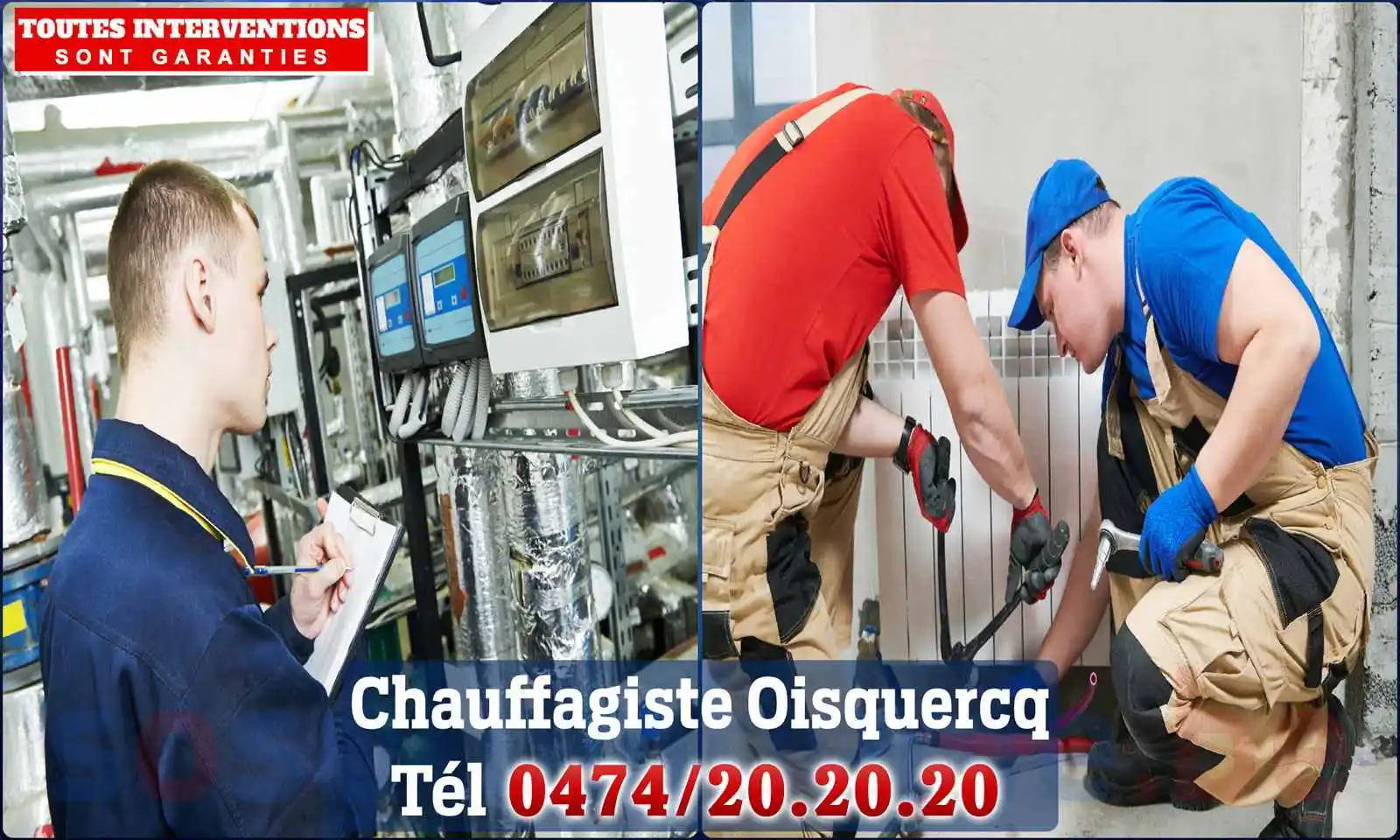 Chauffagiste agréé à Oisquercq 1480