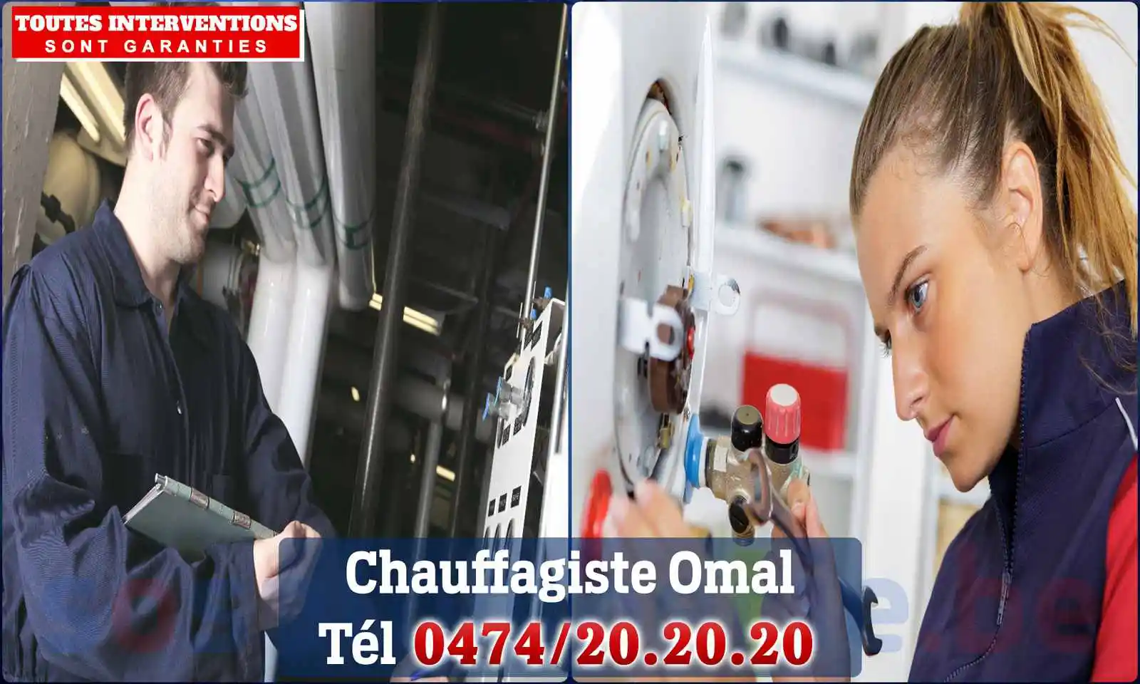 Chauffagiste agréé à Omal 4252
