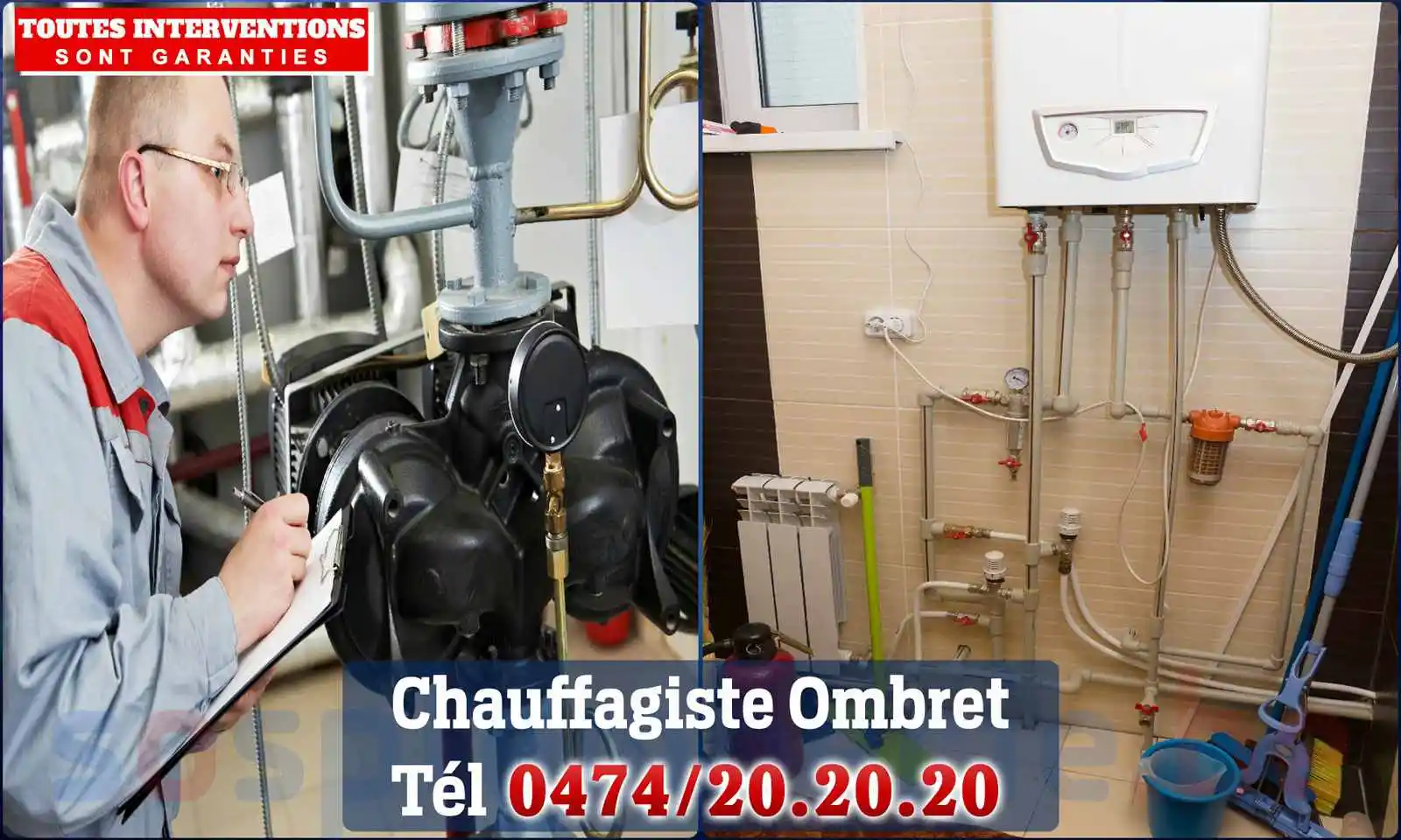 Chauffagiste agréé à Ombret 4540