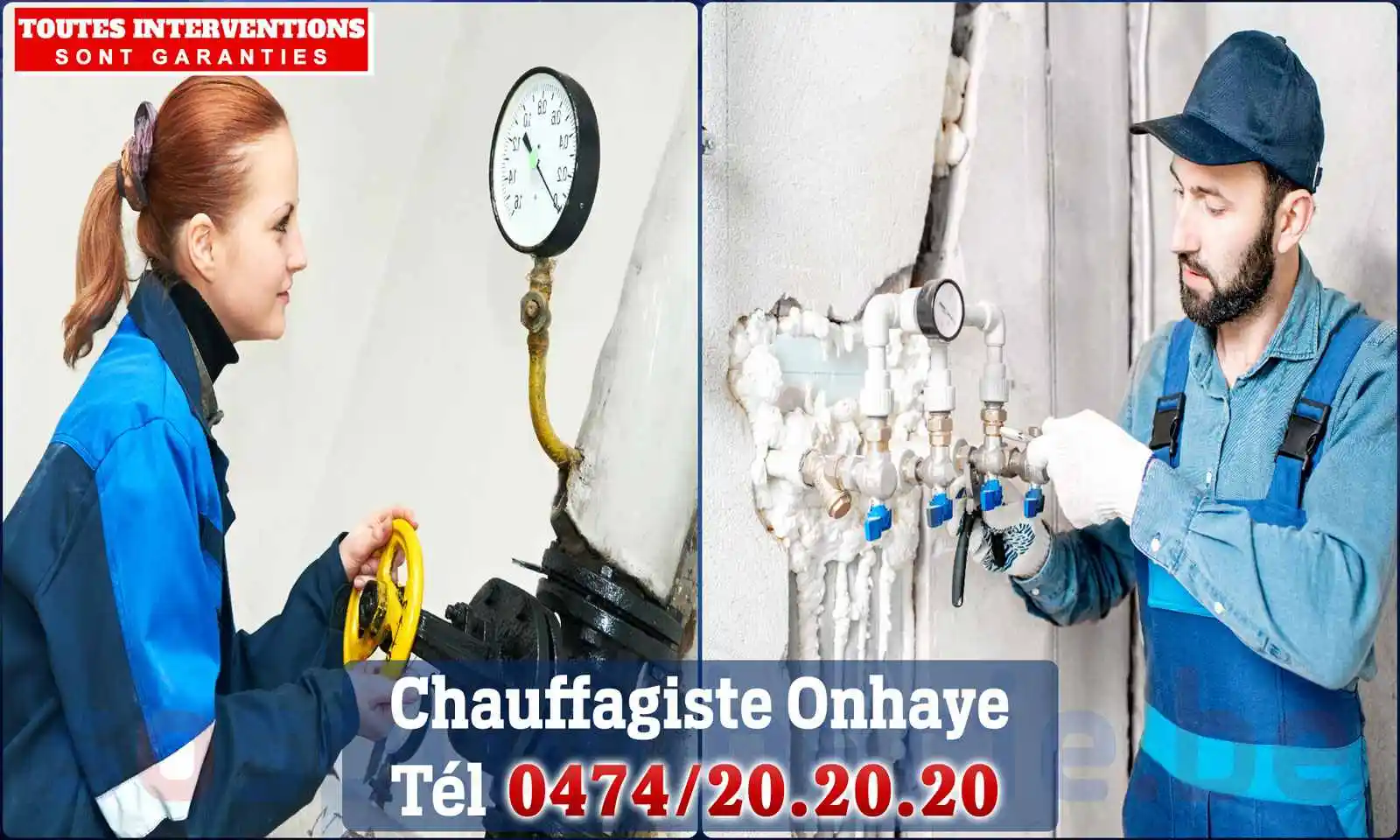 Chauffagiste agréé à Onhaye 5520