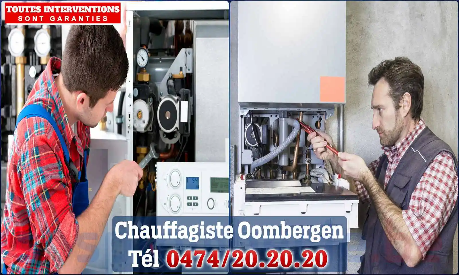 Chauffagiste agréé à Oombergen 9620