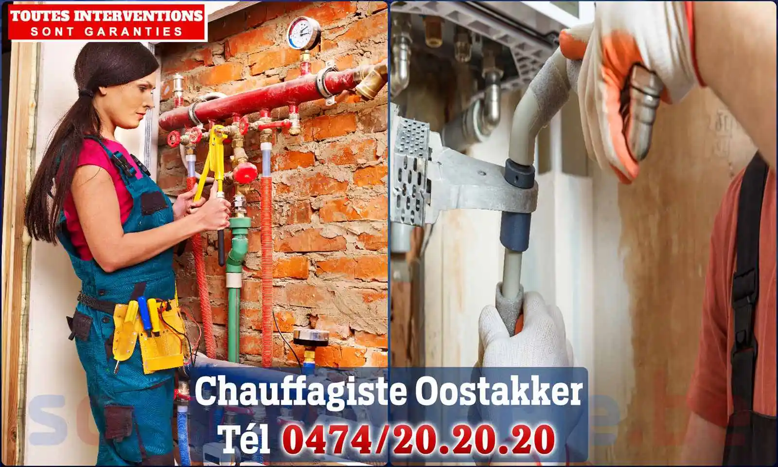 Chauffagiste agréé à Oostakker 9041