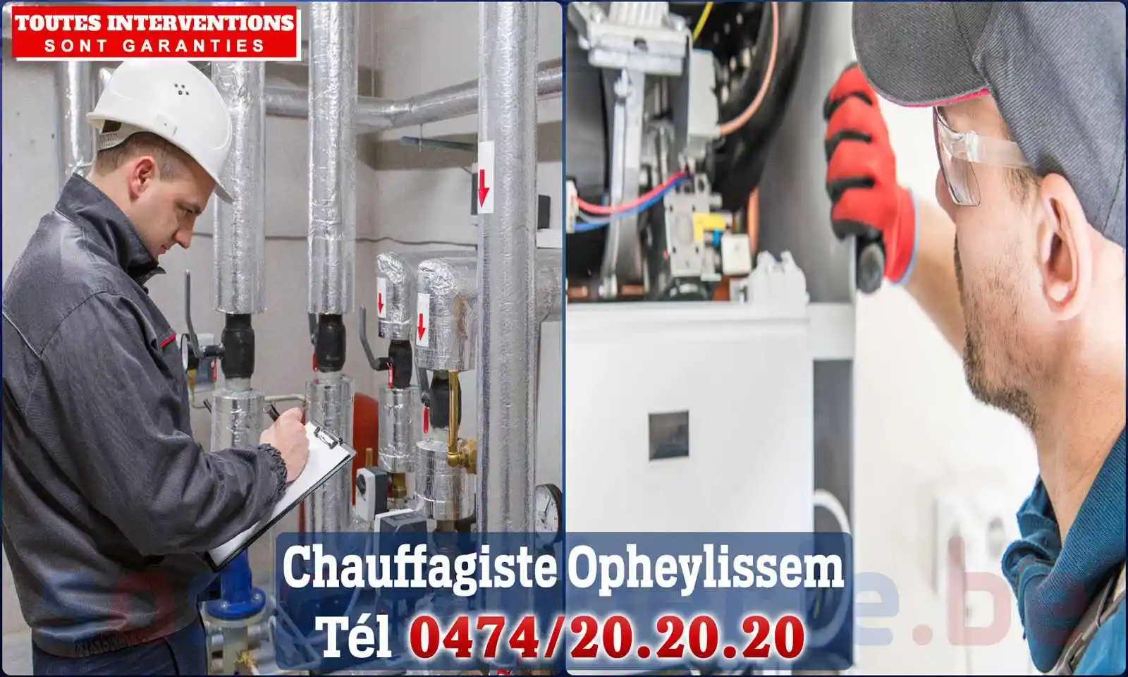 Chauffagiste agréé à Opheylissem 1357