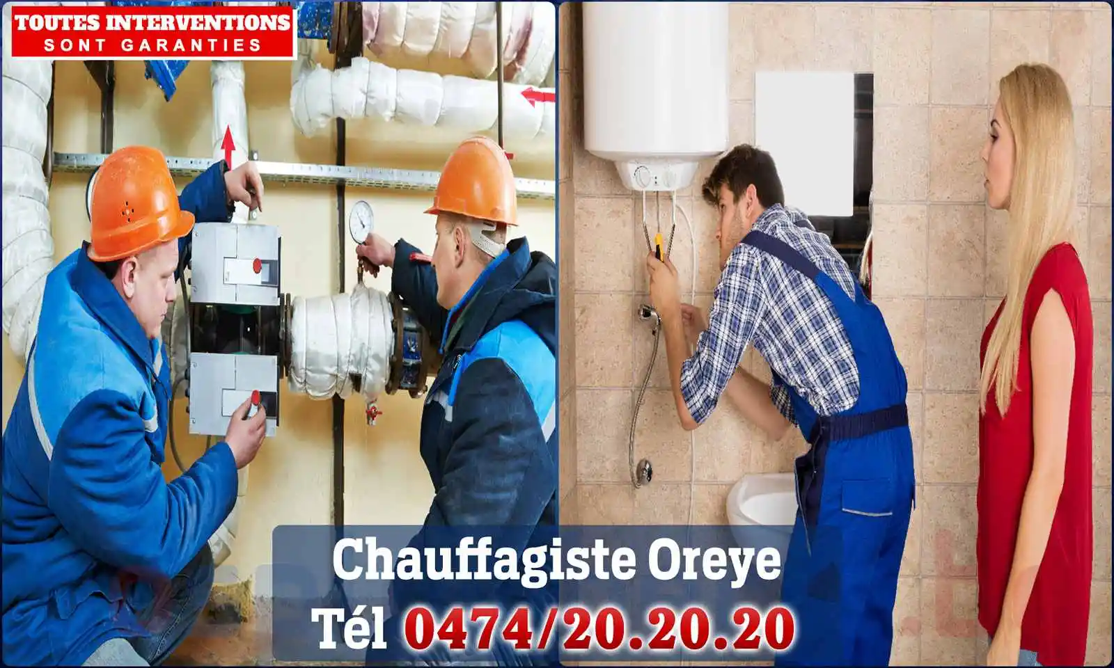 Chauffagiste agréé à Oreye 4360