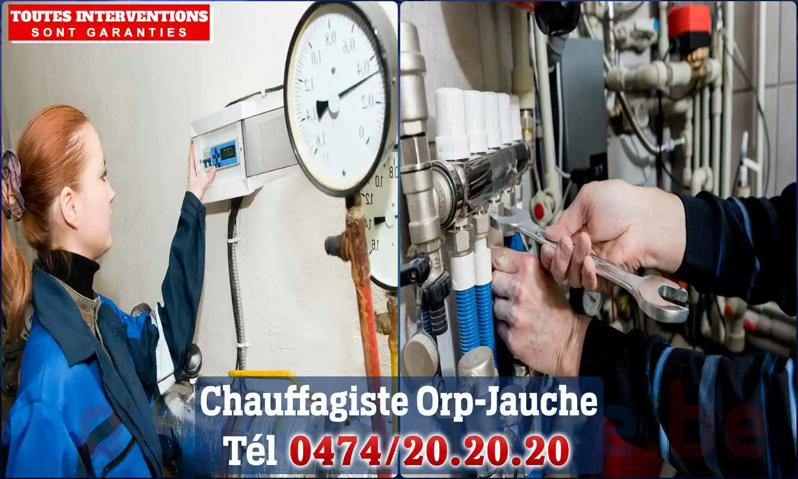 Chauffagiste agréé à Orp-Jauche 1350