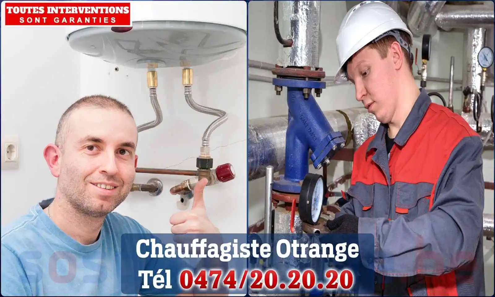 Chauffagiste agréé à Otrange 4360