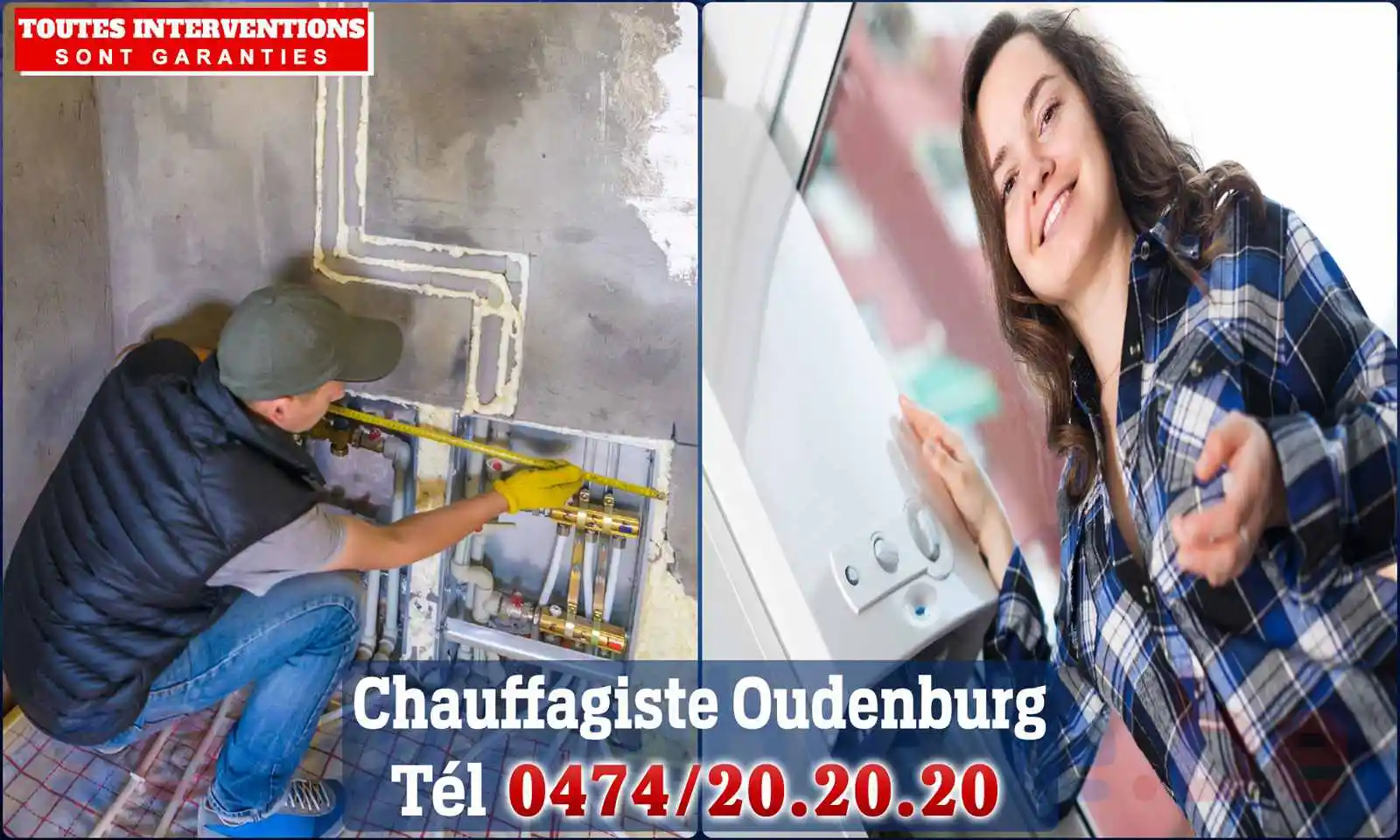 Chauffagiste agréé à Oudenburg 8460
