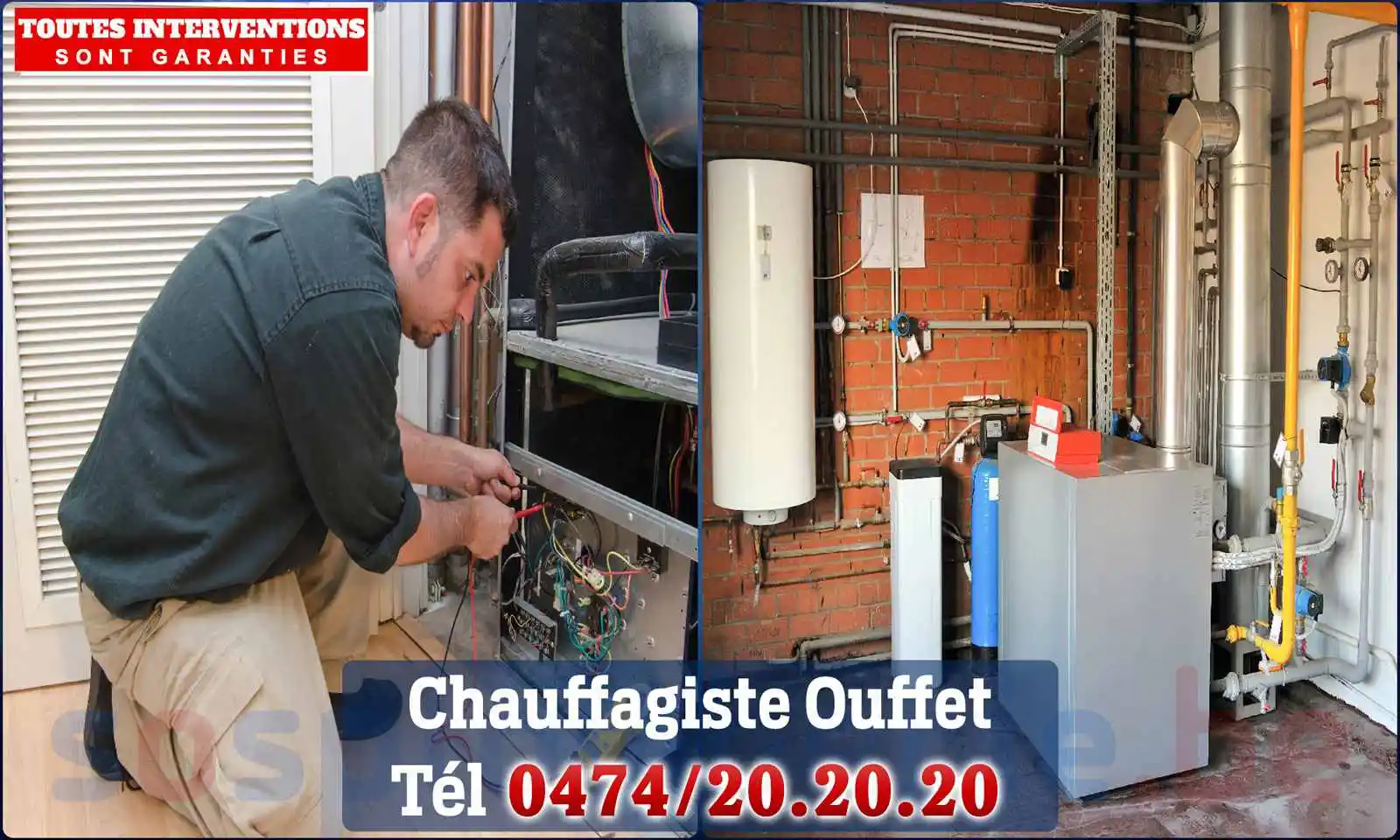 Chauffagiste agréé à Ouffet 4590