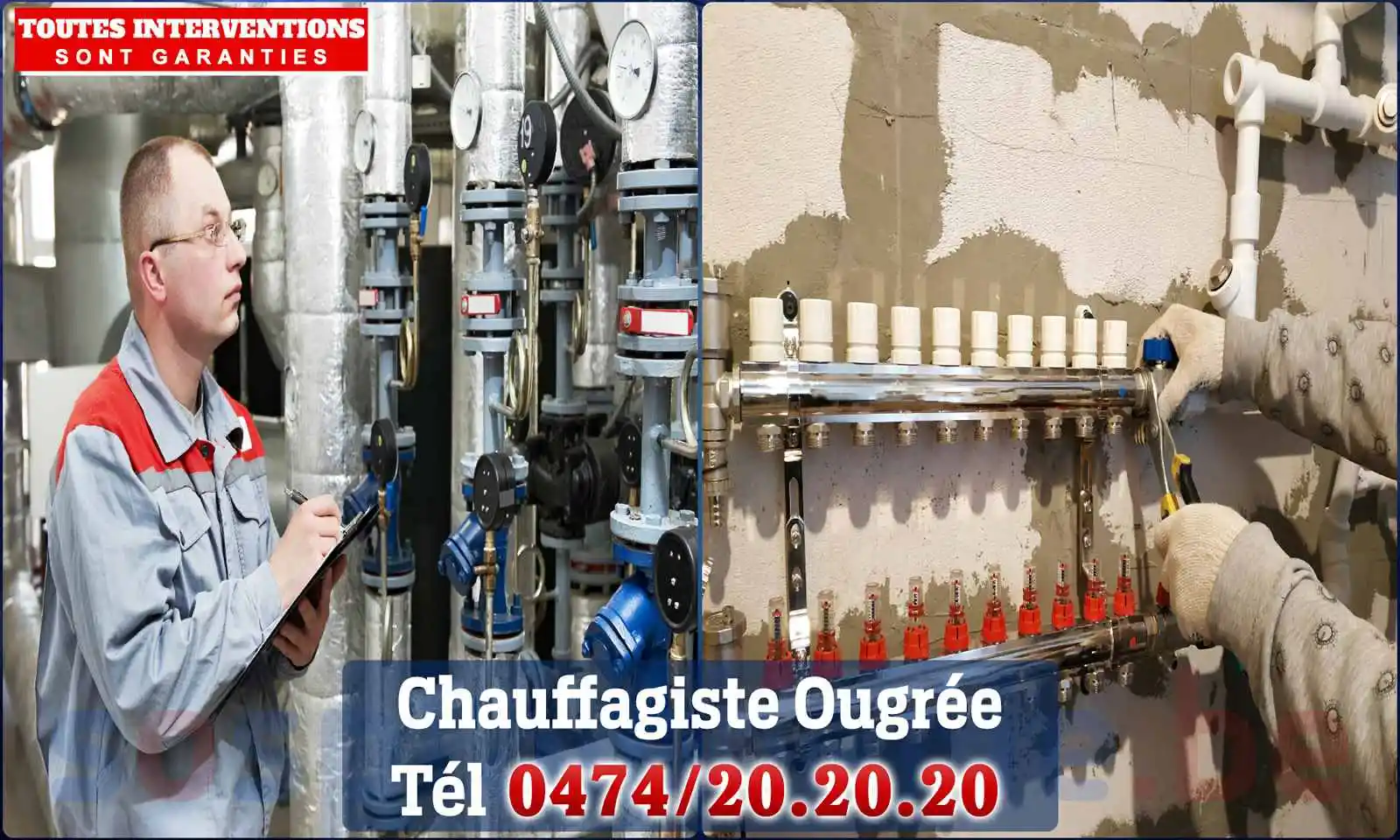 Chauffagiste agréé à Ougrée 4102